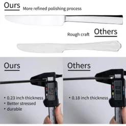 Itopfox 45-Piece Silverware Set, Durable Stainless Steel Flatware For 8, Ergonomic Design With Steak Knives, Rust-proof, Dishwasher Safe Kitchen 13 Itopfox 45-Piece Silverware Set, Durable Stainless Steel Flatware For 8, Ergonomic Design With Steak Knives, Rust-proof, Dishwasher Safe Kitchen -Kitchen Chef GUEST 34896a50 19f0 4637 9faa 419bac671655