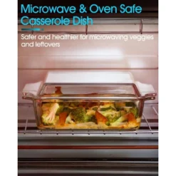 Itopfox Square Glass Baking Dish With Lid, Microwave, Oven & Dishwasher Safe Bakeware For Casseroles, Desserts & More 18 Itopfox Square Glass Baking Dish With Lid, Microwave, Oven & Dishwasher Safe Bakeware For Casseroles, Desserts & More -Kitchen Chef GUEST 3523806b efa7 44ec ab9e b7e8c3acac2c