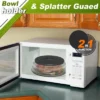 Itopfox Microwave Food Cover And Mat, Large Vented Collapsible Splatter Guard Dish Plate Lid & Silicone Round Kitchen Mat, 4 In 1 -Kitchen Chef GUEST 358a8ff3 35c0 4ce1 8233 e86e50ac4766