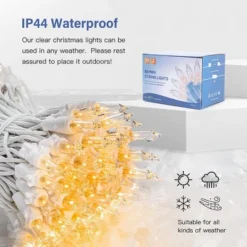 Itopfox 2-Pack 50-Count Clear Christmas Lights With White Wire, Warm White Mini String Lights For Holiday, Xmas Tree, Party, Wedding, Decorations 10 Itopfox 2-Pack 50-Count Clear Christmas Lights With White Wire, Warm White Mini String Lights For Holiday, Xmas Tree, Party, Wedding, Decorations -Kitchen Chef GUEST 35b45a4f 4981 45c2 a7b1 1d18b324f63f