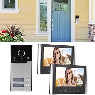 Itopfox Video Intercom System With 7in LCD Screen, HD Video Door Phone Kit For Home, 120° Wide Angle, Easy To Operate, AC100-240V (US Plug) 6 Itopfox Video Intercom System With 7in LCD Screen, HD Video Door Phone Kit For Home, 120° Wide Angle, Easy To Operate, AC100-240V (US Plug) - Image 4