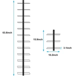 Itopfox 12 Bottle Wall-Mounted Wine Rack, Detachable Storage Organizer Used As One Or Four, DIY Wall Hanging Bottle Holder For Dining Room, Bar -Kitchen Chef GUEST 363e36c3 e6a3 4a80 88ae eee8b8dd78da
