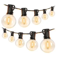 Itopfox 100FT LED Outdoor String Lights With 52 Shatterproof G40 Dimmable Bulbs, 2-Pack Waterproof Hanging Lights For Patio Backyard Porch Party -Kitchen Chef GUEST 386bf7e4 1725 4960 b8ee fed365d3d826