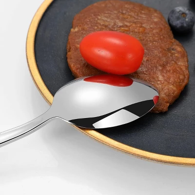 Itopfox Silverware Set For 2, 10-Piece Stainless Steel Flatware Cutlery Set, Square Edge Kitchen Utensil With Knives, Forks, Spoons, Dishwasher Safe 10 Itopfox Silverware Set For 2, 10-Piece Stainless Steel Flatware Cutlery Set, Square Edge Kitchen Utensil With Knives, Forks, Spoons, Dishwasher Safe - Image 8