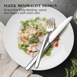 Itopfox 40-Piece Stainless Steel Flatware Set For 8, Mirror Polished Cutlery Set With Dinner Forks, Spoons, Salad Forks, Teaspoons, Dishwasher Safe -Kitchen Chef GUEST 3935f26e d8c2 4779 8e44 365ba53be504