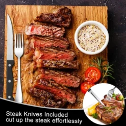 Itopfox 49-Piece Stainless Steel Silverware Set With Cutlery Organizer, Service For 8 With Steak Knives And Kitchen Utensils -Kitchen Chef GUEST 3a1d615b f21a 4845 b088 f9e4b5ec024c