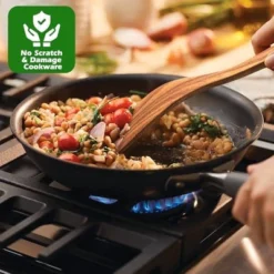 Itopfox Natural Teak Kitchen Cooking Utensil Set With Holder, Wooden Spoons For Cooking, 10PCS Cooking Spatulas Set With Spoon Rest, Wooden Utensil -Kitchen Chef GUEST 3c63f0c4 5eee 4b7e b979 980e343e3458