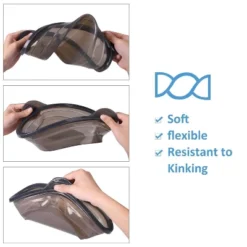 Itopfox Microwave Steamer Cooker Collapsible Bowl With Handle Lid For Vegetables Fish Meal Prep Food Silicone Steamer Cookware Dishwasher Safe, Black -Kitchen Chef GUEST 3cddd5b0 5075 46e4 a8c5 3a767114ca0d