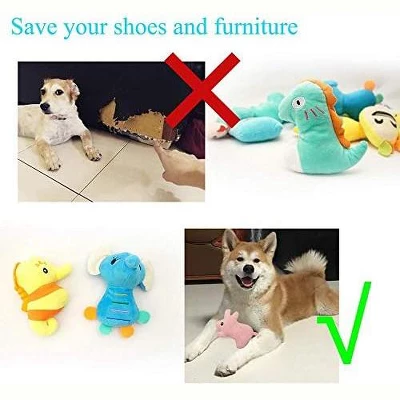 Itopfox 26-Piece Dog Toy Set With Squeakers, Assorted Plush Shapes For Small & Medium Dogs, Fun Interactive Playtime 5 Itopfox 26-Piece Dog Toy Set With Squeakers, Assorted Plush Shapes For Small & Medium Dogs, Fun Interactive Playtime - Image 3