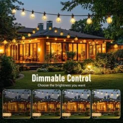 Itopfox Outdoor String Lights - Waterproof LED Globe Patio Lights 30 Ft With Shatterproof Bulbs Connectable Hanging Light For Backyard, Bistro, Porch -Kitchen Chef GUEST 3d806eef 9bf2 4539 adc7 54c2c666be7a