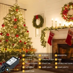 Itopfox Connectable 200 LED String Lights Indoor Outdoor, 66FT Warm White Christmas Lights Waterproof, 13 Modes With Timer, Twinkle Fairy Lights Plug -Kitchen Chef GUEST 3e5aa428 40e4 4eb3 97c1 334135d9bab8