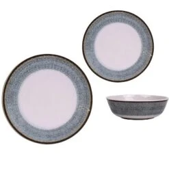 Itopfox Melamine Dinnerware Set, 12-Piece Plates And Bowls, Unbreakable And Dishwasher Safe, BPA-Free, Ideal For Indoor, Camping, BBQ, RV, Party -Kitchen Chef GUEST 3ed03033 948f 4422 9901 73200d7acdcb