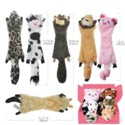 Itopfox 6 Pack Squeaky Dog Toys, No Stuffing Crinkle Plush Chew Toys For Small Puppies, Cute Animal Shapes For Teething Pets -Kitchen Chef GUEST 40686ead bf5b 4a0b 90cf 725ad610f764