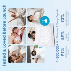 Itopfox Cooling Bed Pillows 2 Pack, Shredded Memory Foam Adjustable Pillow For Side Back Stomach Sleepers, Neck Pain Relief, Luxury Firm Gel Pillow -Kitchen Chef GUEST 40f8a2e1 e913 4b6a 8b11 56173fe6f02c