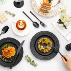 Itopfox 40-Piece Forged Flatware Set, Premium Stainless Steel Cutlery Set, Mirror Polished, Dishwasher Safe, Service For 8, Ideal For Kitchen, Home -Kitchen Chef GUEST 4265065a dc59 4da2 8e33 40712000e178