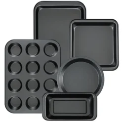 Itopfox Kitchen 5-Piece Nonstick Bakeware Set With Round & Square Cake Pans, Muffin Pan, Loaf Pan, Roast Pan For Baking 17 Itopfox Kitchen 5-Piece Nonstick Bakeware Set With Round & Square Cake Pans, Muffin Pan, Loaf Pan, Roast Pan For Baking -Kitchen Chef GUEST 434d6207 af79 410d 97dc d2540db77bd0