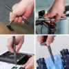 Itopfox 24 In 1 Magnetic Screwdriver Set With Ratchet & Removable Bits, Precision Tool Kit For Electronics, Watches, Bicycles & DIY Projects