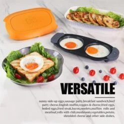 Itopfox Quick-Heat Microwave Egg Cooker, Poacher & Fryer Multi-Use For Breakfast Sandwiches, Dishwasher Safe, Portable For Home, Travel, Gifts Orange -Kitchen Chef GUEST 44d3cada 2c6e 46e9 abd0 10a2260ccce3