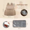 Itopfox Small Baby Diaper Backpack, Water-Resistant Travel Bag For Mom With Changing Pad, Stroller Straps, Lightweight & Stylish - Khaki -Kitchen Chef GUEST 44f9e668 2456 4241 96da f93eae1cb0db