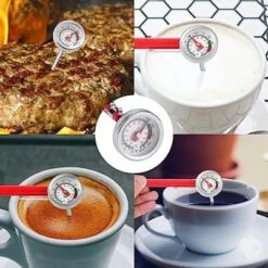 Itopfox 2 Pack Instant Read Pocket Thermometer For Coffee, Chocolate, Milk Foam, Food, With Clip, Easy To Use And Clean, Stainless Steel -Kitchen Chef GUEST 45832bec f6cd 4549 a8a5 c0a6aafc98b6