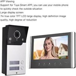 Itopfox Video Intercom System With 7in LCD Screen, HD Video Door Phone Kit For Home, 120° Wide Angle, Easy To Operate, AC100-240V (US Plug) 17 Itopfox Video Intercom System With 7in LCD Screen, HD Video Door Phone Kit For Home, 120° Wide Angle, Easy To Operate, AC100-240V (US Plug) -Kitchen Chef GUEST 468154b8 10cf 4db3 8697 29e562dafa35