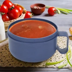 Itopfox Unbreakable Microwave Soup Mugs With Lids And Handles, Microwave Ramen Bowl For Soup, Instant Noodles, Oatmeal, Gumbo, Salad, Sapphire Blue 14 Itopfox Unbreakable Microwave Soup Mugs With Lids And Handles, Microwave Ramen Bowl For Soup, Instant Noodles, Oatmeal, Gumbo, Salad, Sapphire Blue -Kitchen Chef GUEST 4756c6e7 d4e0 45d6 b241 ce5d149b27f5