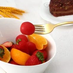 Itopfox 20-Piece Gold Flatware Set, Stainless Steel Cutlery Kitchen Utensil Set, Tableware Service For 4, Includes Dinner Knives, Forks, Spoons -Kitchen Chef GUEST 47a34b15 2075 4557 948a 438e280785fb