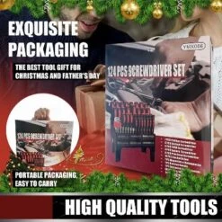 Itopfox 124-Piece Magnetic Screwdriver Set With Slotted Phillips Pozidriv, Hex, Torx, Precision, Ratcheting Screwdriver & Nut Drivers In Storage Rack -Kitchen Chef GUEST 47f8c715 aef8 4700 8cce e49438abb0e9