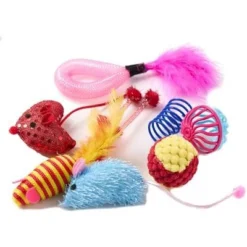 Itopfox Cat Toys Variety Pack For Kitty - 20 Piece Assortment With Wand, Balls, Mice & Feathers For Playful Felines -Kitchen Chef GUEST 4e677900 ff63 4425 9dfd 25ba789fb2c1