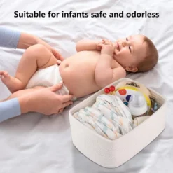 Itopfox 4 Pack Small Woven Storage Baskets For Organizing, Mini Rope Bins For Towels, Cute Decorative Closet Organizer, Baby Nursery, Gift Baskets -Kitchen Chef GUEST 4fc73e4e f6ee 4264 8413 5ed0fa8661a2