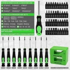 Itopfox 86PCS Magnetic Screwdriver Set With Slotted/Phillips/Torx Mini Precision Bits, Nut Drivers & Sturdy Tool Box For DIY Projects -Kitchen Chef GUEST 5258750e 1f93 4731 a095 fcccce4717ee
