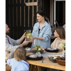 Itopfox 24-Piece Dinnerware Set For 6, Unbreakable Wheat Straw Plates & Bowls, Dishwasher & Microwave Safe, RV, Beach House & Daily Use, Black 16 Itopfox 24-Piece Dinnerware Set For 6, Unbreakable Wheat Straw Plates & Bowls, Dishwasher & Microwave Safe, RV, Beach House & Daily Use, Black -Kitchen Chef GUEST 5467544f 127e 49a2 9c9e a0e65c6f956f