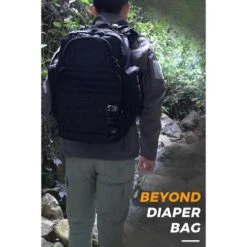 Itopfox Large Diaper Backpack For Men With Changing Mat, Insulated Pockets, Wipe Pocket, Stroller Straps, Black -Kitchen Chef GUEST 5515ec00 ec36 4e55 8481 60e49ec14bd7