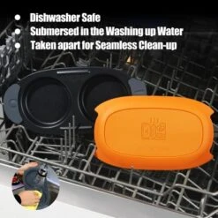 Itopfox Quick-Heat Microwave Egg Cooker, Poacher & Fryer Multi-Use For Breakfast Sandwiches, Dishwasher Safe, Portable For Home, Travel, Gifts Orange -Kitchen Chef GUEST 59e0811c 5c67 4674 bda7 deb94222675e