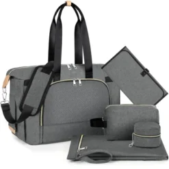 Itopfox Large Diaper Tote Bag With Changing Pad & Pacifier Case, Multi-Pocket Travel Baby Bag For Hospital & Maternity -Kitchen Chef GUEST 5a85a89b 807e 438f a678 a9d32497fb84