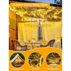 Itopfox 66Ft 200 LED Fairy Lights Plug In, Waterproof String Lights Outdoor & Indoor 8 Modes Christmas Light Bedroom Decor, Timer Twinkle Lights -Kitchen Chef GUEST 5b7a6ce6 1b63 4ce6 8799 3451d0c201f3