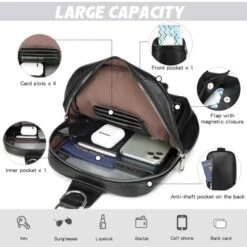 Itopfox 2-in-1 Sling Backpack With Removable Straps, Crossbody Purse For Women, Faux Leather Fanny Pack, Travel & Diaper Bag -Kitchen Chef GUEST 5c5bbde7 221a 4d49 bc85 b42c40e49c44