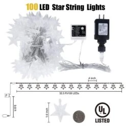 Itopfox Star String Lights Plug In - 100 LED Star Fairy Lights With Remote & Timer, Waterproof For Indoor Outdoor Décor, Warm White 17 Itopfox Star String Lights Plug In - 100 LED Star Fairy Lights With Remote & Timer, Waterproof For Indoor Outdoor Décor, Warm White -Kitchen Chef GUEST 5d4ef29c 4a13 4b02 b07c 5efd2f26ae3a