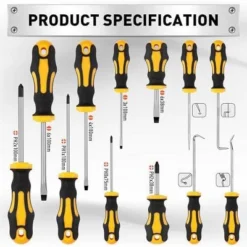 Itopfox 13-Piece Screwdriver Set With Magnetic Tips, Phillips & Flat Heads, Precision Hook For Fastening, Loosening, Automotive & Household Use -Kitchen Chef GUEST 5fe37335 9b96 4b25 a2ef fe9f4aff465a