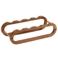 Itopfox Adjustable Wine Rack And Water Bottle Organizer For Cabinet And Countertop - 2 In 1 Acacia Wood Storage Solution -Kitchen Chef GUEST 61029672 c2a7 4812 8972 f40e4a25477a