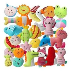 Itopfox 27 Pack Puppy Squeaky Toy, Different Designs Squeakers Pet Toys, Cute Bulk Plush Dog Toys For Small Dogs -Kitchen Chef GUEST 614caab9 b0f8 4842 9d80 0e8a4844e9c8