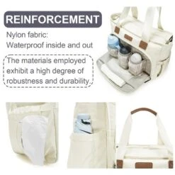 Itopfox Large Diaper Tote Bag With Laptop Compartment, Insulated Pockets, Multiple Storage For Baby Essentials, Travel Friendly 14 Itopfox Large Diaper Tote Bag With Laptop Compartment, Insulated Pockets, Multiple Storage For Baby Essentials, Travel Friendly -Kitchen Chef GUEST 62dd0e2e 7746 4590 ab2b d8bf539f1f94