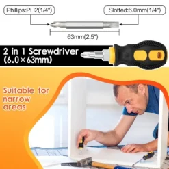 Itopfox 9-Piece Magnetic Screwdriver Set With Non-Slip Handles, Includes Phillips And Slotted Screwdrivers For Home And Car Maintenance -Kitchen Chef GUEST 63256e02 7ea3 4bb4 99e9 3e7096111b45
