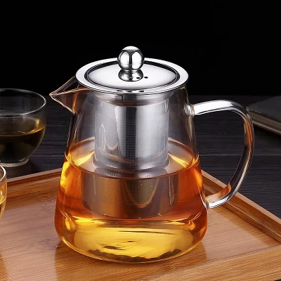 Itopfox Mini Glass Teapot With Removable Stainless Steel Infuser For Blooming & Loose Leaf Tea, Microwave & Stovetop Safe 6 Itopfox Mini Glass Teapot With Removable Stainless Steel Infuser For Blooming & Loose Leaf Tea, Microwave & Stovetop Safe - Image 4