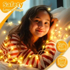 Itopfox 120LED String Lights, Waterproof Connectable Fairy Lights With Timer 8 Modes, Warm White Plug In Christmas Light For Indoor Outdoor Decor -Kitchen Chef GUEST 63a470c6 d8ce 430f b251 65f9ad080621