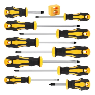 Itopfox 11-Piece Magnetic Screwdriver Set With 5 Phillips And 5 Flat Head Tips For Secure Fastening And Loosening, Includes Storage Box 10 Itopfox 11-Piece Magnetic Screwdriver Set With 5 Phillips And 5 Flat Head Tips For Secure Fastening And Loosening, Includes Storage Box - Image 8