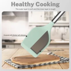 Itopfox 28-Piece Silicone Cooking Utensil Set With Holder, Heat-Resistant Spatula, Tongs, And Stainless Steel Handles, Non-Stick Kitchen Gadgets -Kitchen Chef GUEST 6ae352b6 cbff 4921 b3ef c2bcb341274e