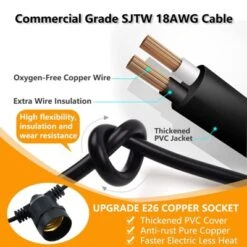 Itopfox S14 LED Outdoor String Lights, Shatterproof IP65 Waterproof For Patio, Backyard Vintage Edison Style Lights, White, Connectable, Weatherproof 9 Itopfox S14 LED Outdoor String Lights, Shatterproof IP65 Waterproof For Patio, Backyard Vintage Edison Style Lights, White, Connectable, Weatherproof -Kitchen Chef GUEST 6b3d8902 5065 425d 87df 4c57070bab02