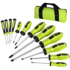 Itopfox 12-Piece Magnetic Screwdrivers Set With Slotted Phillips And Precision Screwdrivers, Repair Tool Kit With Storage Bag, Green -Kitchen Chef GUEST 6bf6b15d 3420 4ab5 b9db 0f4aecaa7e42
