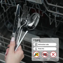 Itopfox 40-Piece Forged Stainless Steel Flatware Set, Mirror Polished Cutlery For Kitchen, Home, Wedding, Party, Dishwasher Safe -Kitchen Chef GUEST 6c1ded57 0fbf 4592 b196 7bd26c04e831